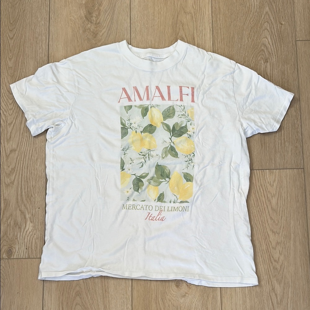 Abercrombie Oversized Boyfriend Amalfi Graphic Tee